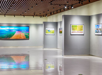 东明博物馆-灯光展柜