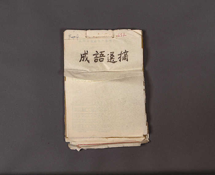 张华轩生活笔记及剪报 第20本 《各种资料》